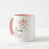 deeba arabe nom de fille Mug (Devant gauche)