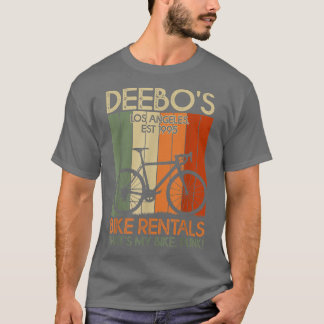 Deebo's Bike Rentals Funny  Bike Rider T-shirt