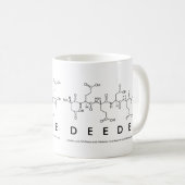 Deedee peptide naam mok (Voorkant rechts)