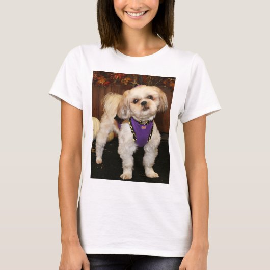 DeeDee - ShihTzu-Foto 3 T-shirt (Voorkant)