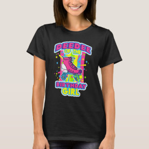 Deedee van de verjaardag meisje roller Schaatsen s T-shirt