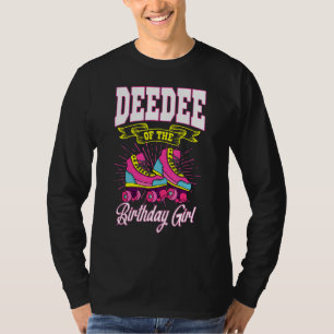 Deedee Van De Verjaardags Meisje Roller Schaatsen T-shirt