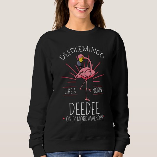 Deedeemingo Deedee Flamingo Oma Grootmoeder 3 Trui (Voorkant)