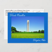 Deeds Carillon, Dayton, Ohio, VS Briefkaart (Voorkant / Achterkant)