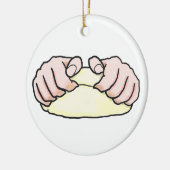 deeg keramisch ornament (Links)