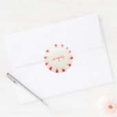 deeg of prettige feeststicker ronde sticker (Envelop)