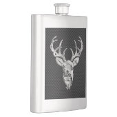 Deeg op afdruk van koolstofvezel flacon (Rechts)