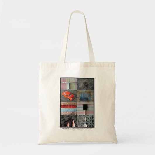 Deegpapier maken tote bag (Voorkant)