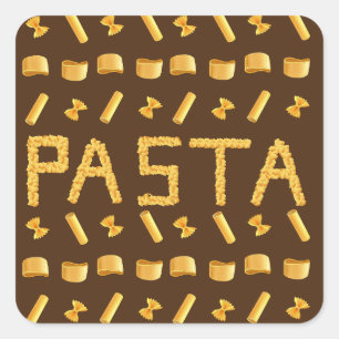 deegpatroon voor Italiaanse liefhebbers van levens Vierkante Sticker