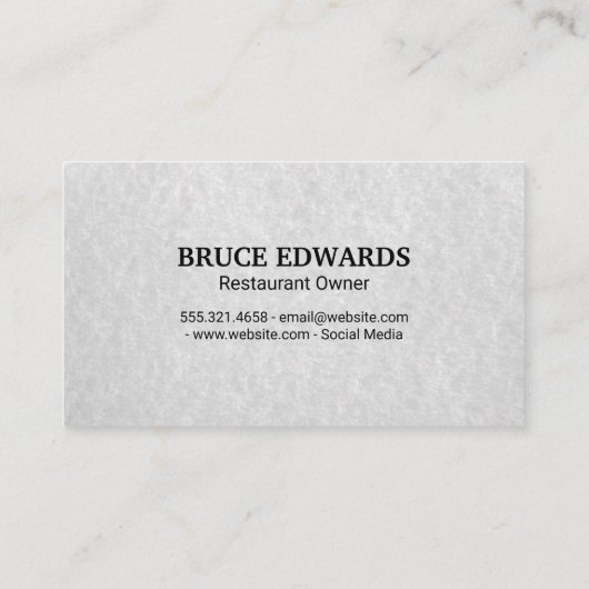 Deegroller | Pizzapunt Visitekaartje (Achterkant)