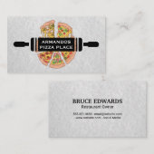 Deegroller | Pizzapunt Visitekaartje (Voorkant / Achterkant)