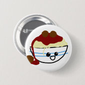 Deegwaren en gehaktballen ronde button 5,7 cm (Voorkant /achterkant)