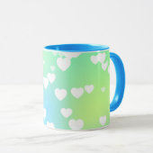 Deegwaren verwarmen twee tonde koffie- en theethee mok (Voorkant rechts)