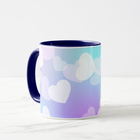 Deegwaren verwarmen twee tonde koffie- en theethee mok (Voorkant links)