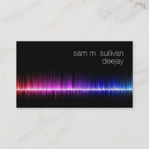 Deejay Disk Jockey Music Visitekaartje