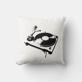 Deejay DJ Platenspeler Pillow | Muziekgeschenken v Kussen