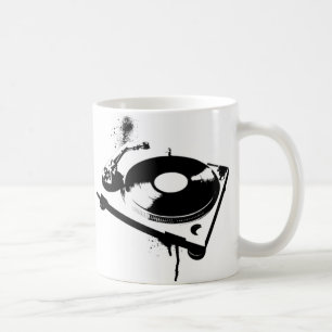 Deejay DJ Tourne-disque café Mug   Cadeaux de mus