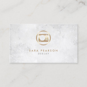 Deejay Gold Platenspeler Icon Visitekaartje