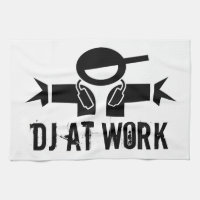 Deejay handdoek | DJ-apparatuur met aangepaste slo