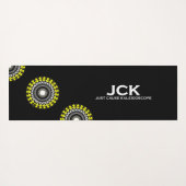 Deel 1's caleidoscoop art 25 yogamat (Achterkant (horizontaal))