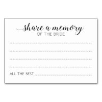 Deel A Memory of the Bride Guest Book Kaarten