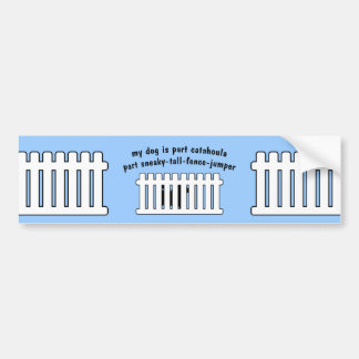 Deel Catahoula Part Fence-Jumper Bumpersticker