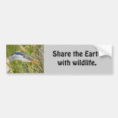 Deel de aarde met wilde dieren bumpersticker (Voorkant)
