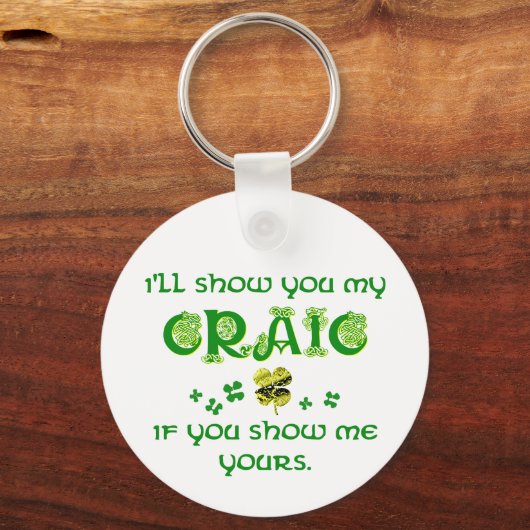 Deel de Craic Sleutelhanger (Voorkant)