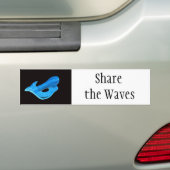 Deel de Golven Thunder_Cove Bumpersticker (Op auto)
