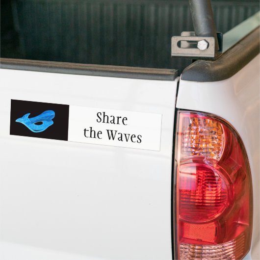 Deel de Golven Thunder_Cove Bumpersticker (Op Truck)