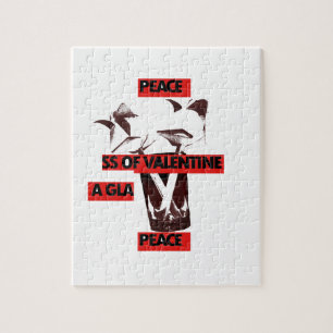 Deel de liefde met een glas valentijn peace.jpg legpuzzel