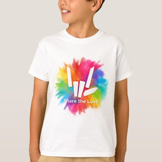 Deel de Liefde ® T-shirt (Voorkant)
