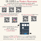 Deel de Love Wedding Photo QR Code Poster