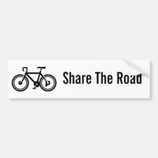 Deel de Road Bicycling Bumpersticker