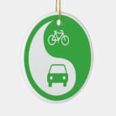 Deel de Road Yin Yang Keramisch Ornament (Rechts)