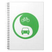 Deel de Road Yin Yang Notitieboek (Voorkant)