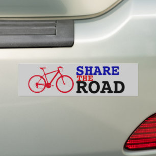 deel de weg ~ biking bumpersticker