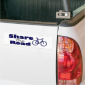 Deel de weg bumpersticker (Op Truck)