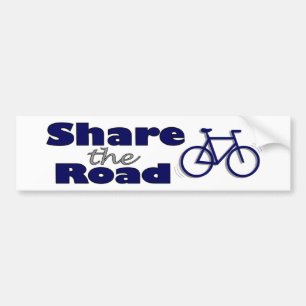 Deel de weg bumpersticker