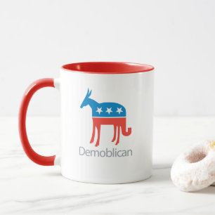 Deel-Democraat. Deel Republikein. Demoblican Mok