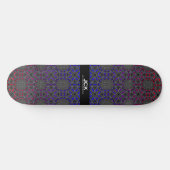 Deel dertien van de caleidoscoop art dertien skateboard (Horizontaal)