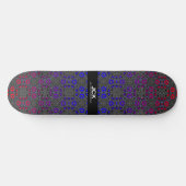 Deel dertien's caleidoscoop art veertien skateboard (Horizontaal)