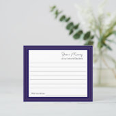 Deel een liefdevol woord begrafenisdienst (Staand voorkant)