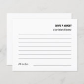 Deel een liefdevol woord begrafenisdienst (Voorkant / Achterkant)