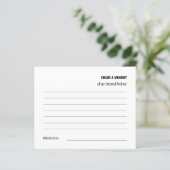 Deel een liefdevol woord begrafenisdienst (Staand voorkant)