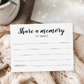 Deel een Memory Memorial Celebration of Life