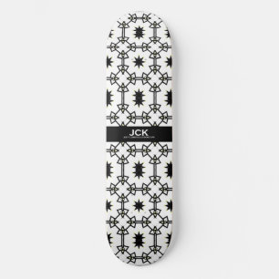 Deel één's caleidoscoop art dertien skateboard