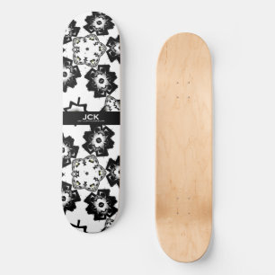 Deel één's caleidoscoop art six skateboard