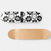 Deel één's caleidoscoop art six skateboard (Horizontaal)