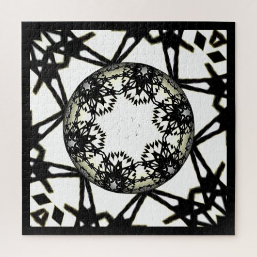 Deel één's caleidoscoop art twee legpuzzel (Verticaal)